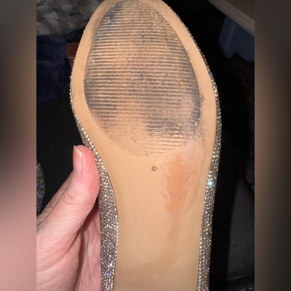 Steve Madden Women's Silver rhinestone Loafers sz 6 just in time for parties! - Picture 10 of 12
